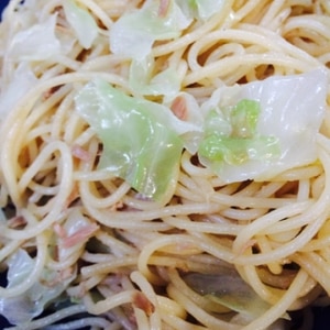 ツナとキャベツの和風パスタ